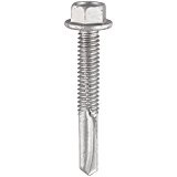 Drill screw 5.5  heavy steel 5mm - 12mm hex head no washer pack of 100